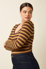 Carice V Top Eira Stripe - Multi Color