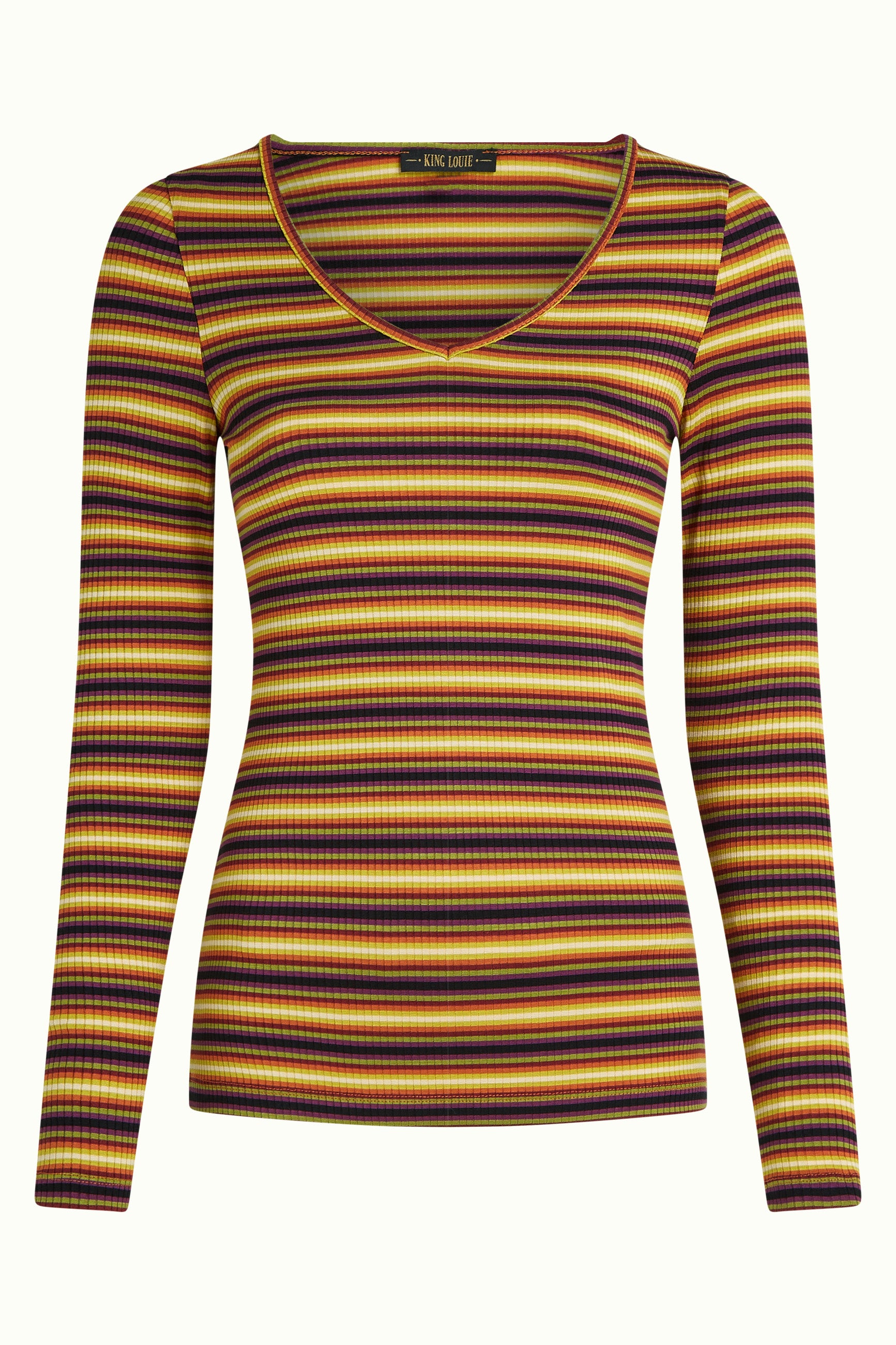 Carice V Top Eira Stripe - Multi Color