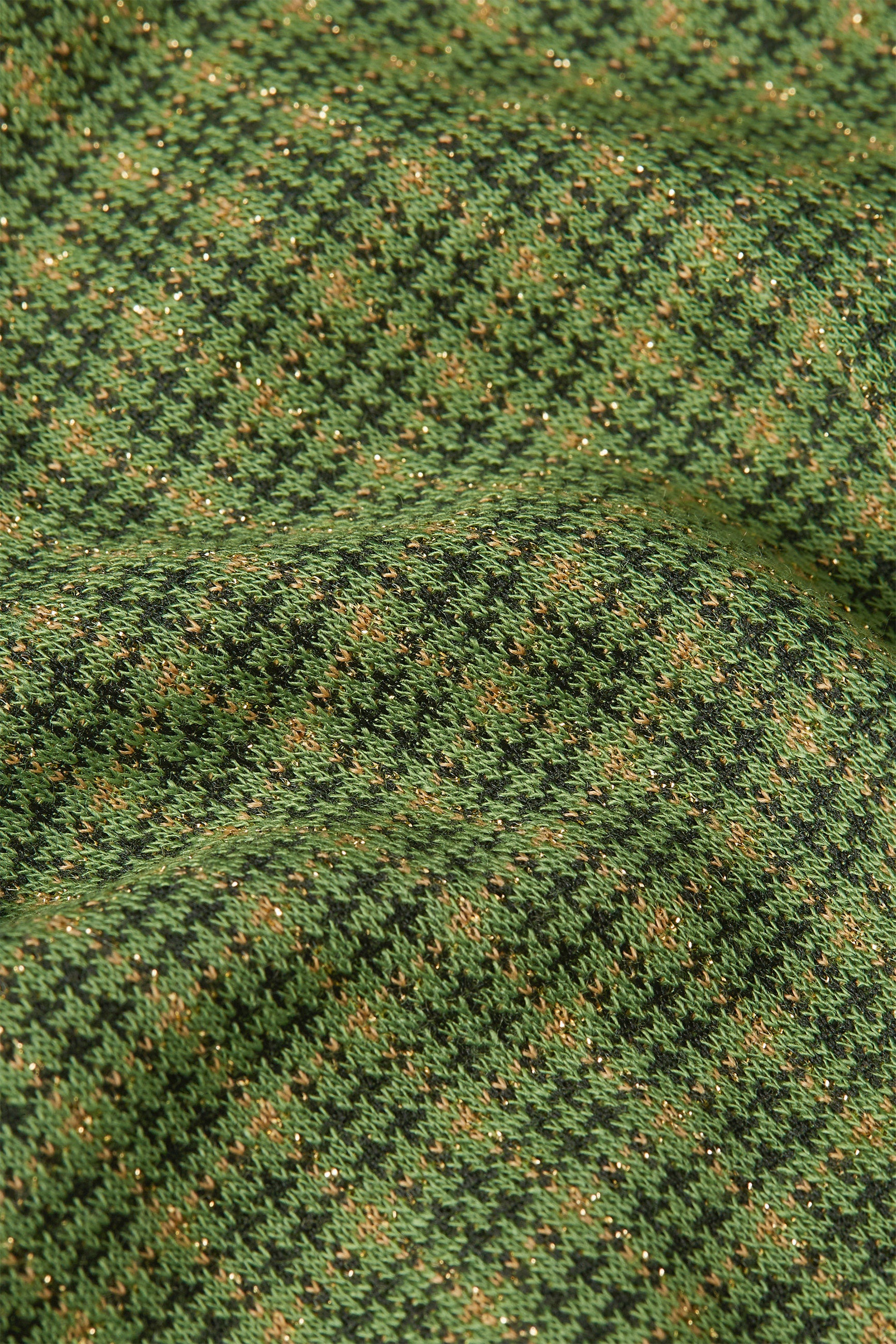 Bianca Gilet Ivy Check - Guacemole