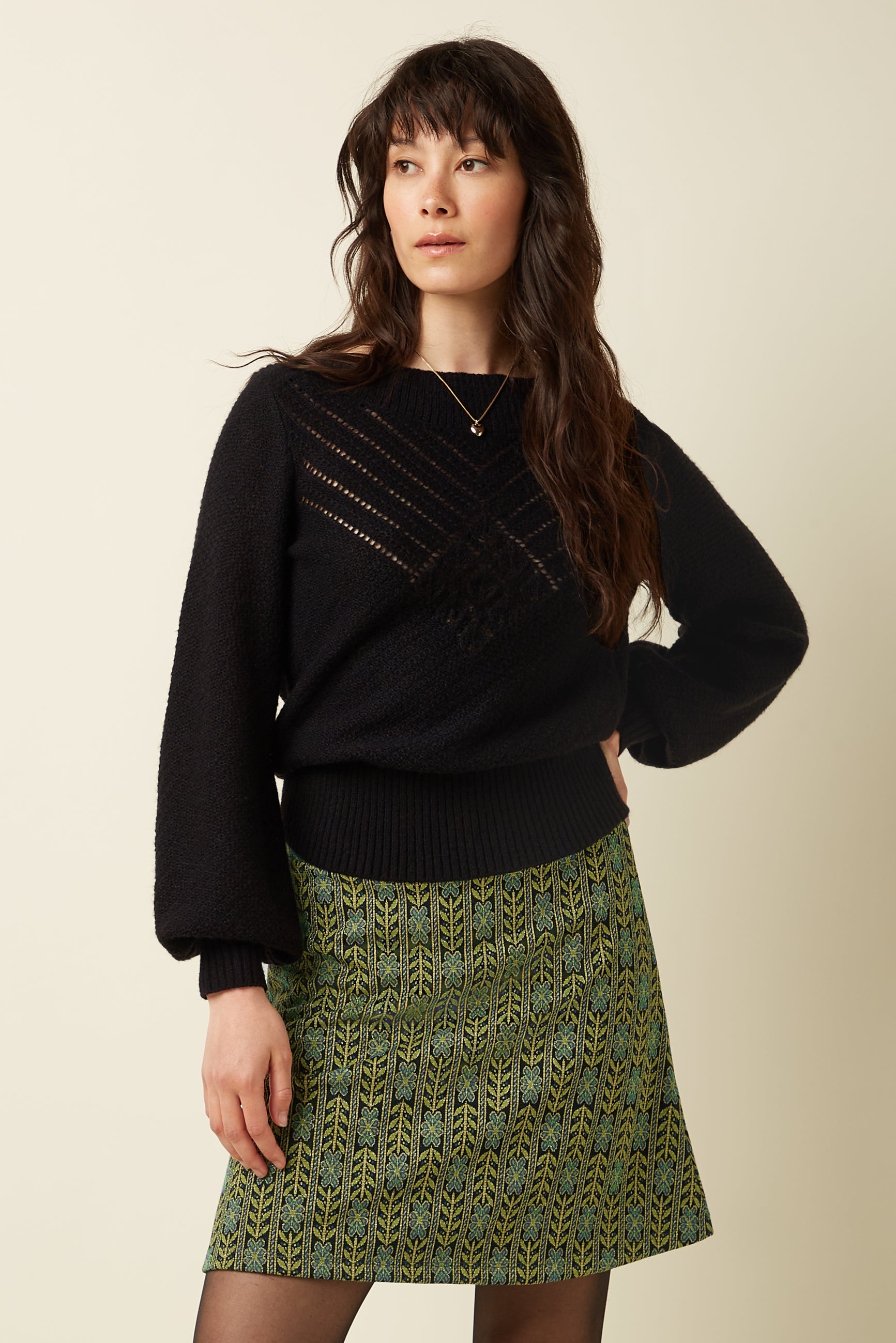 Border Skirt Dumas - Spruced Green