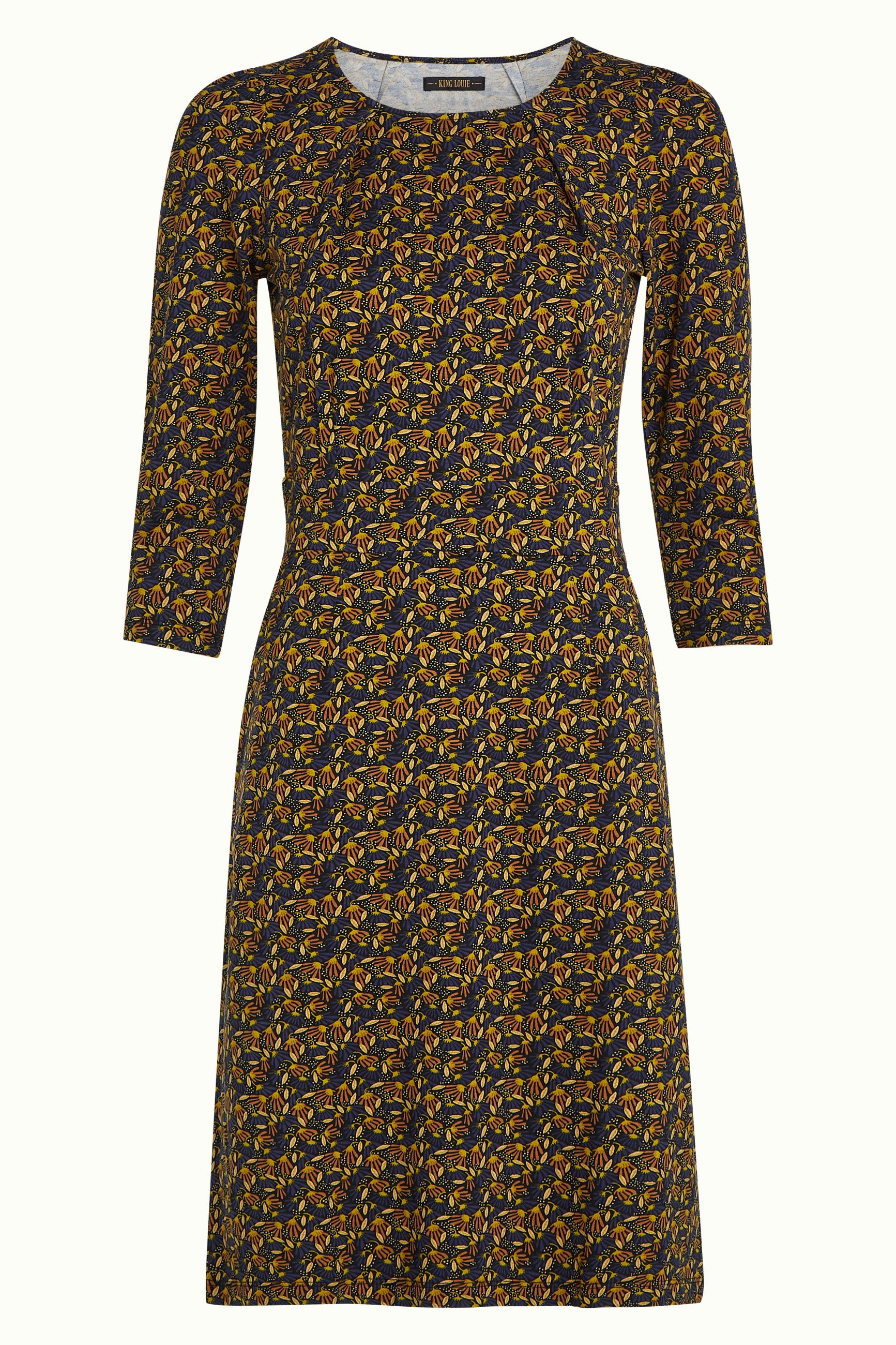 Mona Dress Mirth - Rhodonite Blue