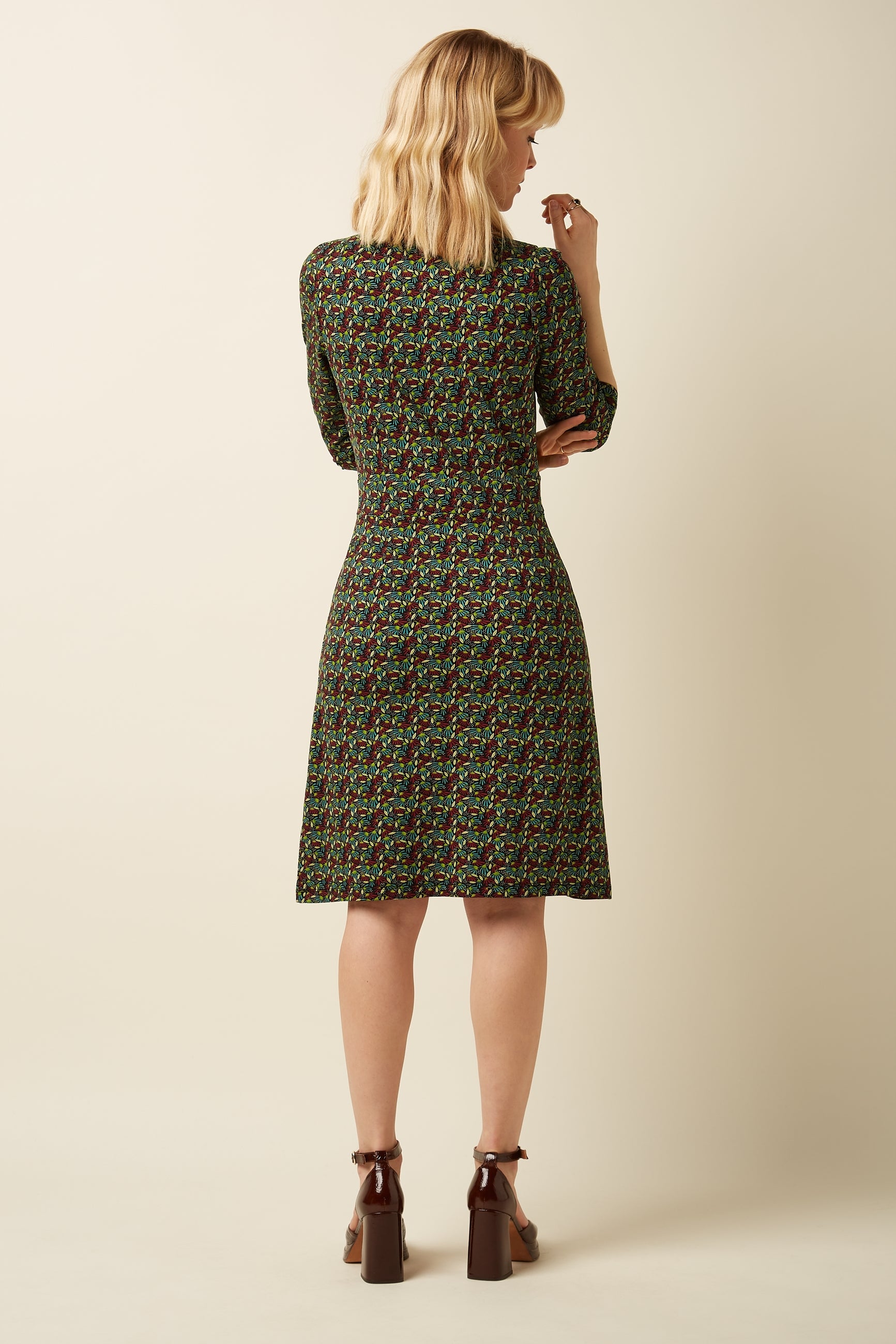 Mona Dress Mirth - Rhubarb Red