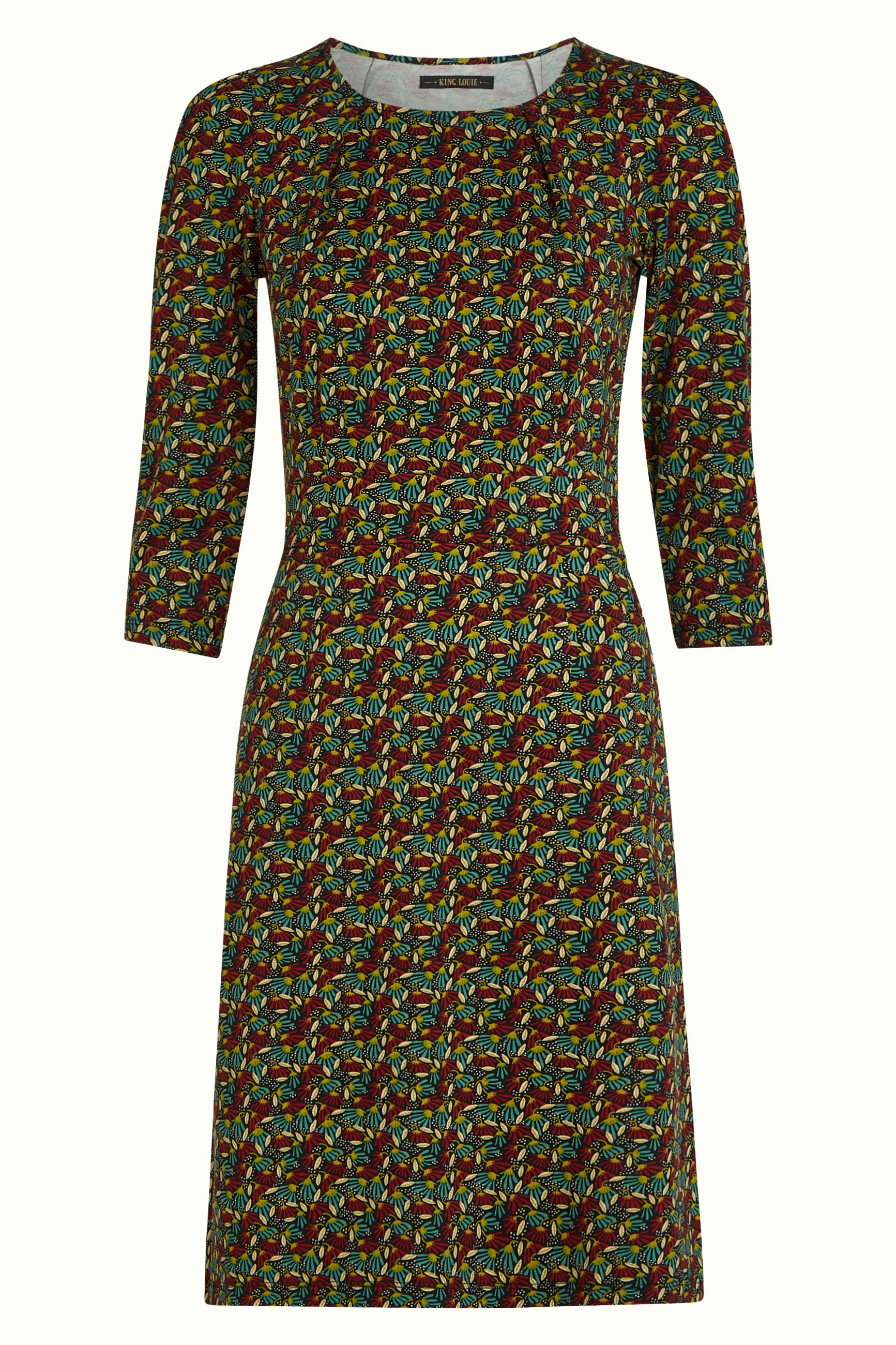 Mona Dress Mirth - Rhubarb Red