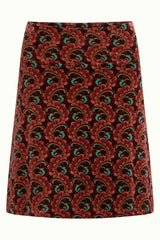 Border Skirt Winkle - Porto Red