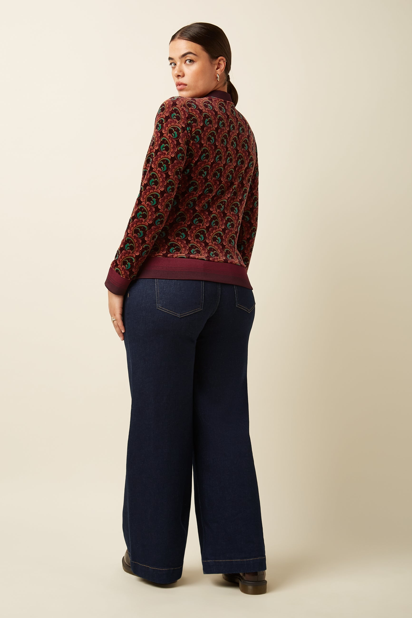 Bessie Jacket Winkle - Porto Red