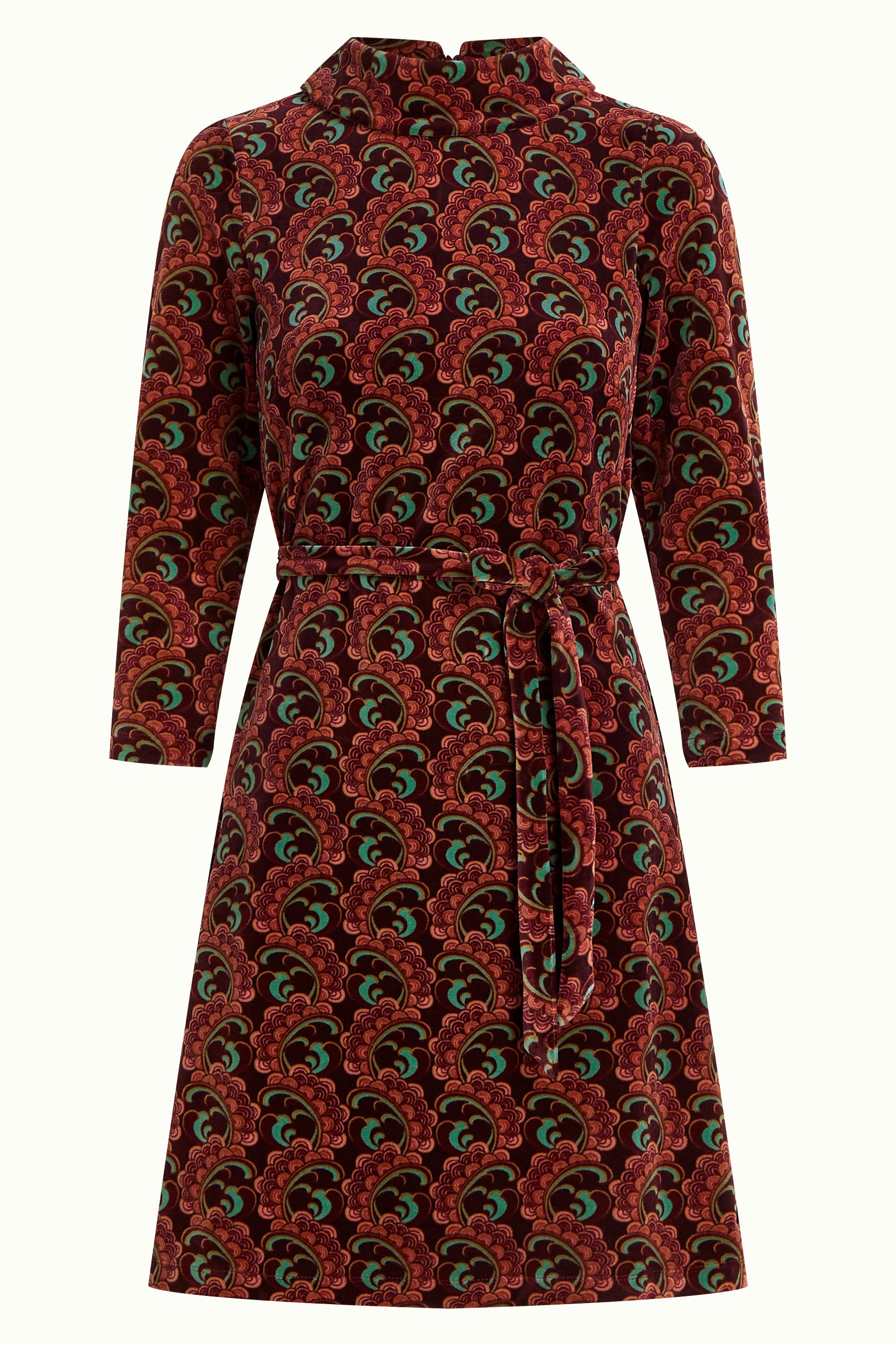 Dita Dress Winkle - Porto Red