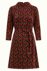 Dita Dress Winkle - Porto Red