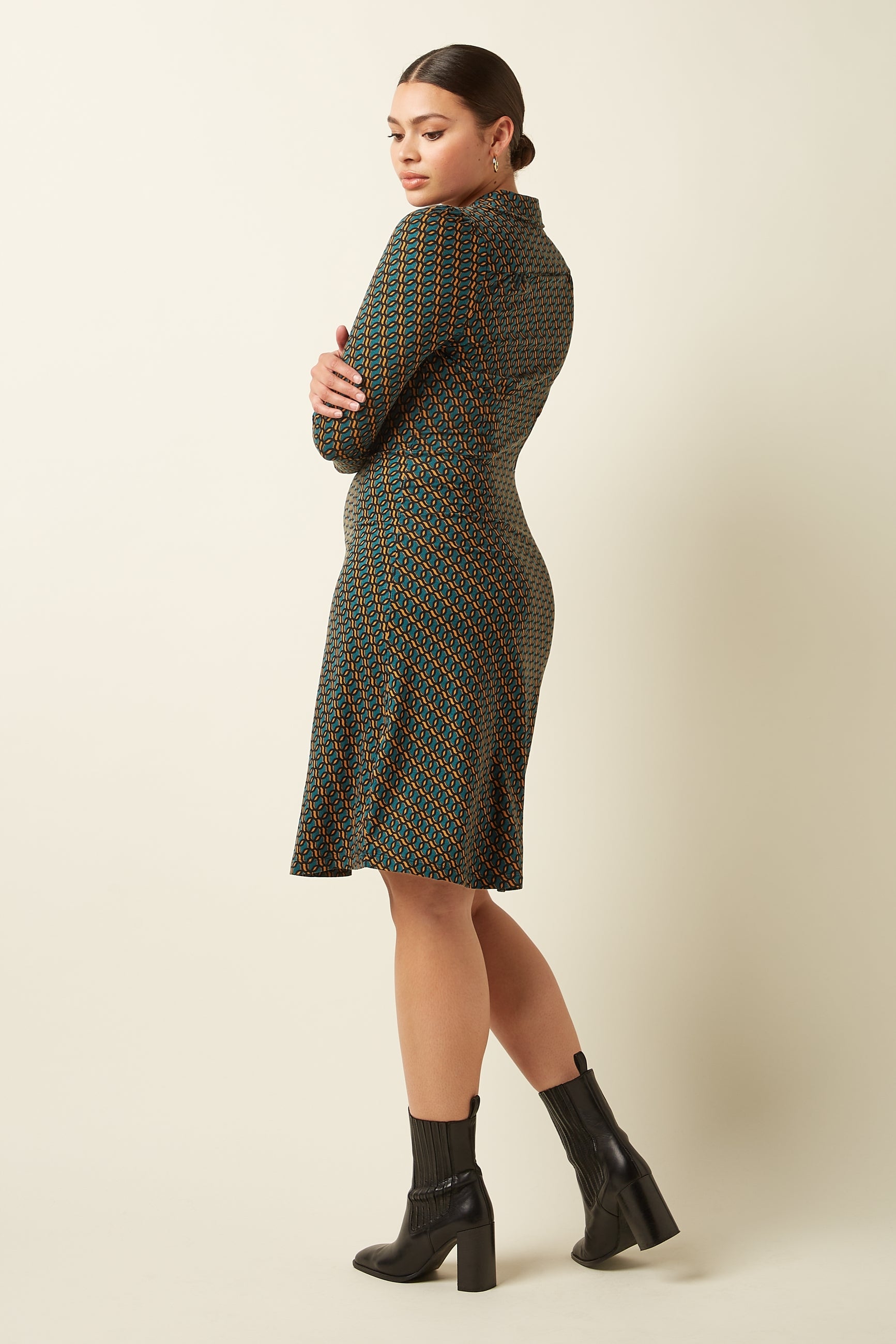 Diner Dress Brisk - Spruced Green