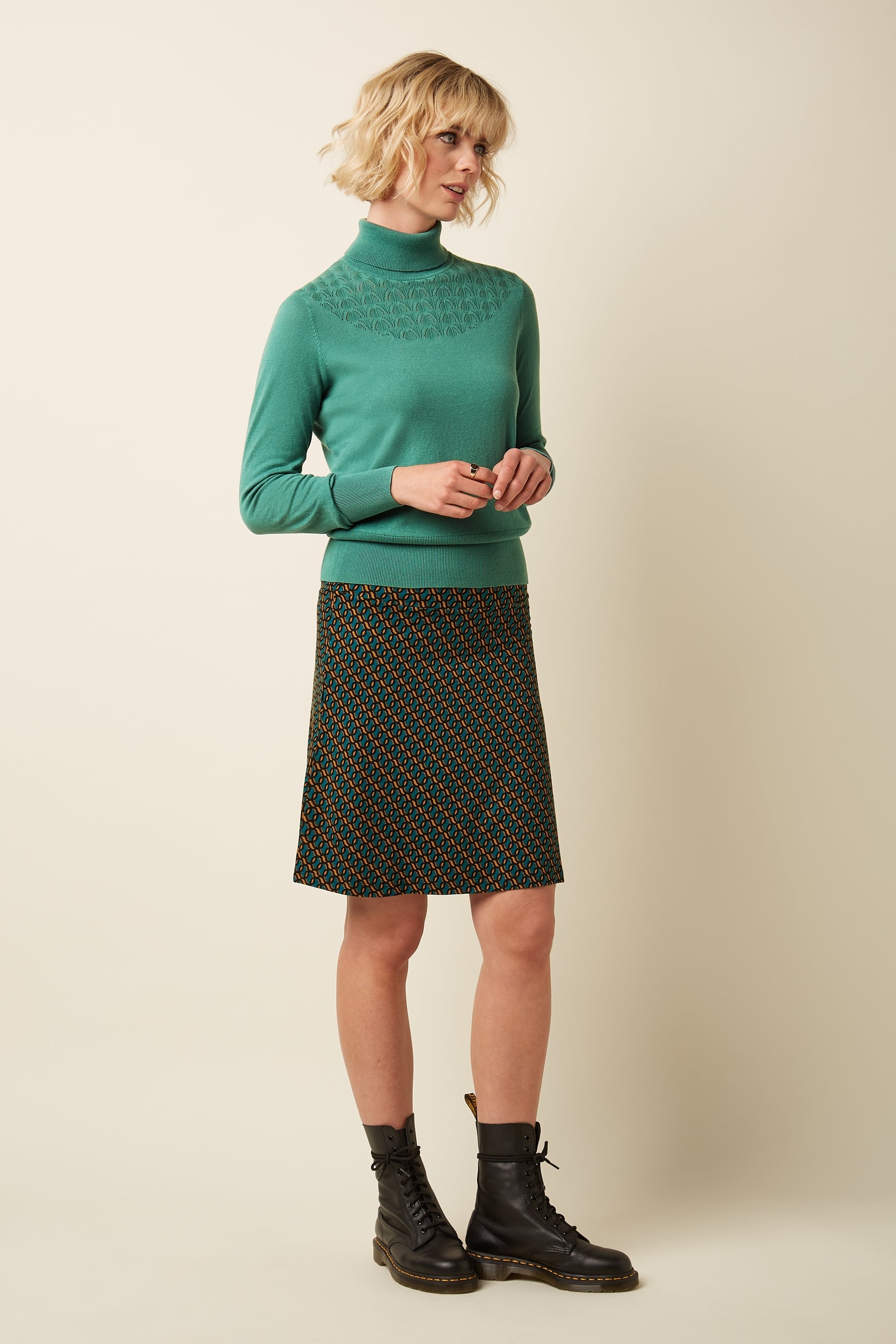 Border Skirt Brisk - Spruced Green