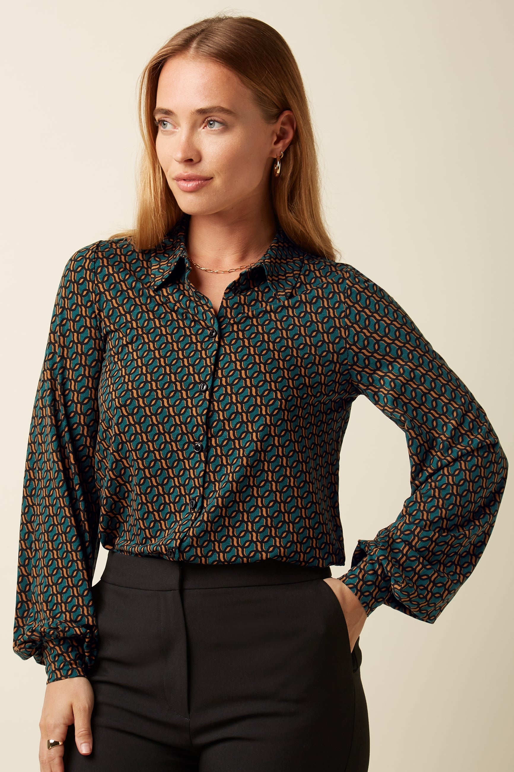 Maisie Blouse Brisk - Spruced Green