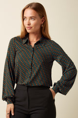 Maisie Blouse Brisk - Spruced Green