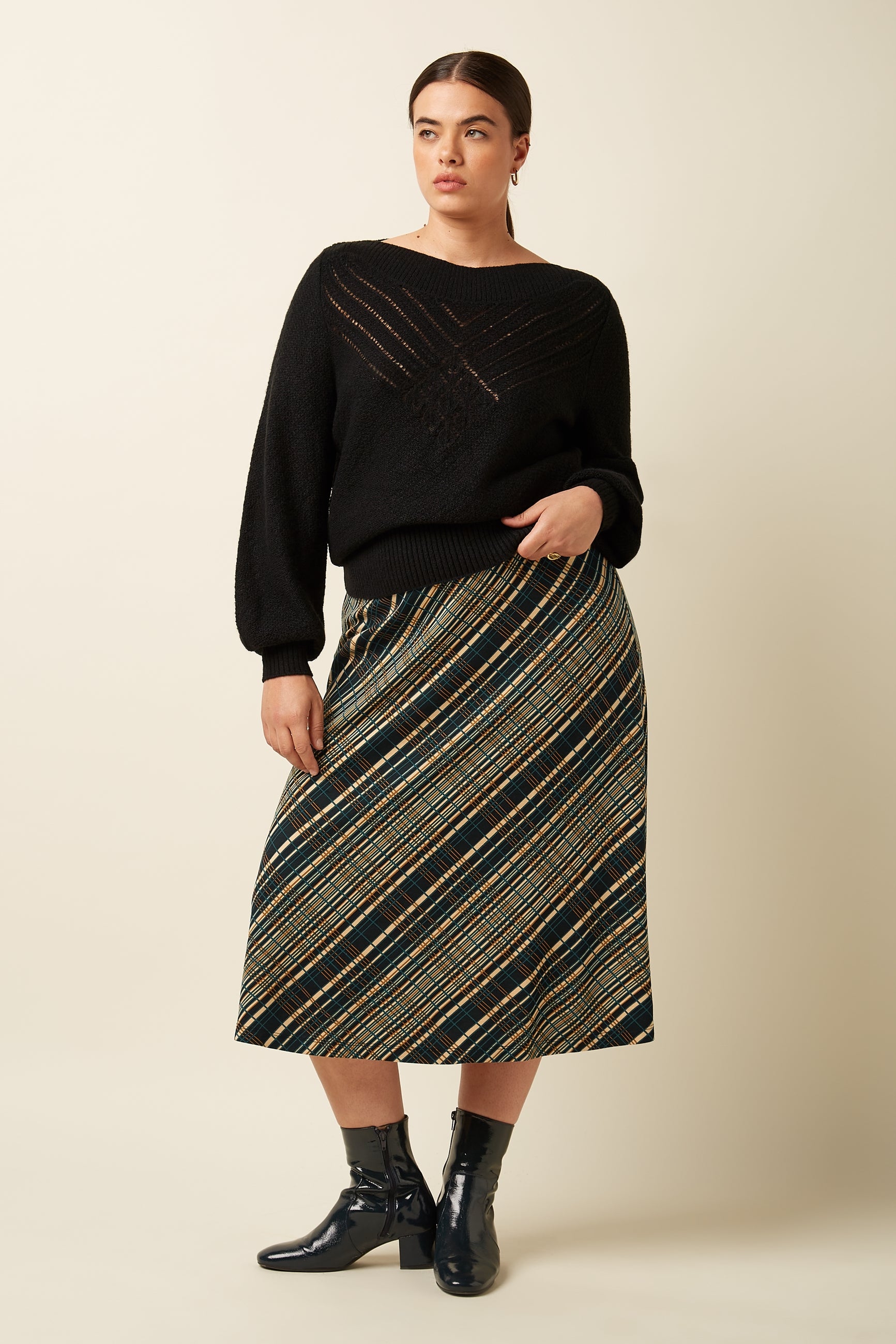 Juno Skirt Chime - Black