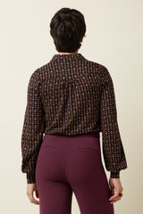 Carina Blouse Jangle - Black