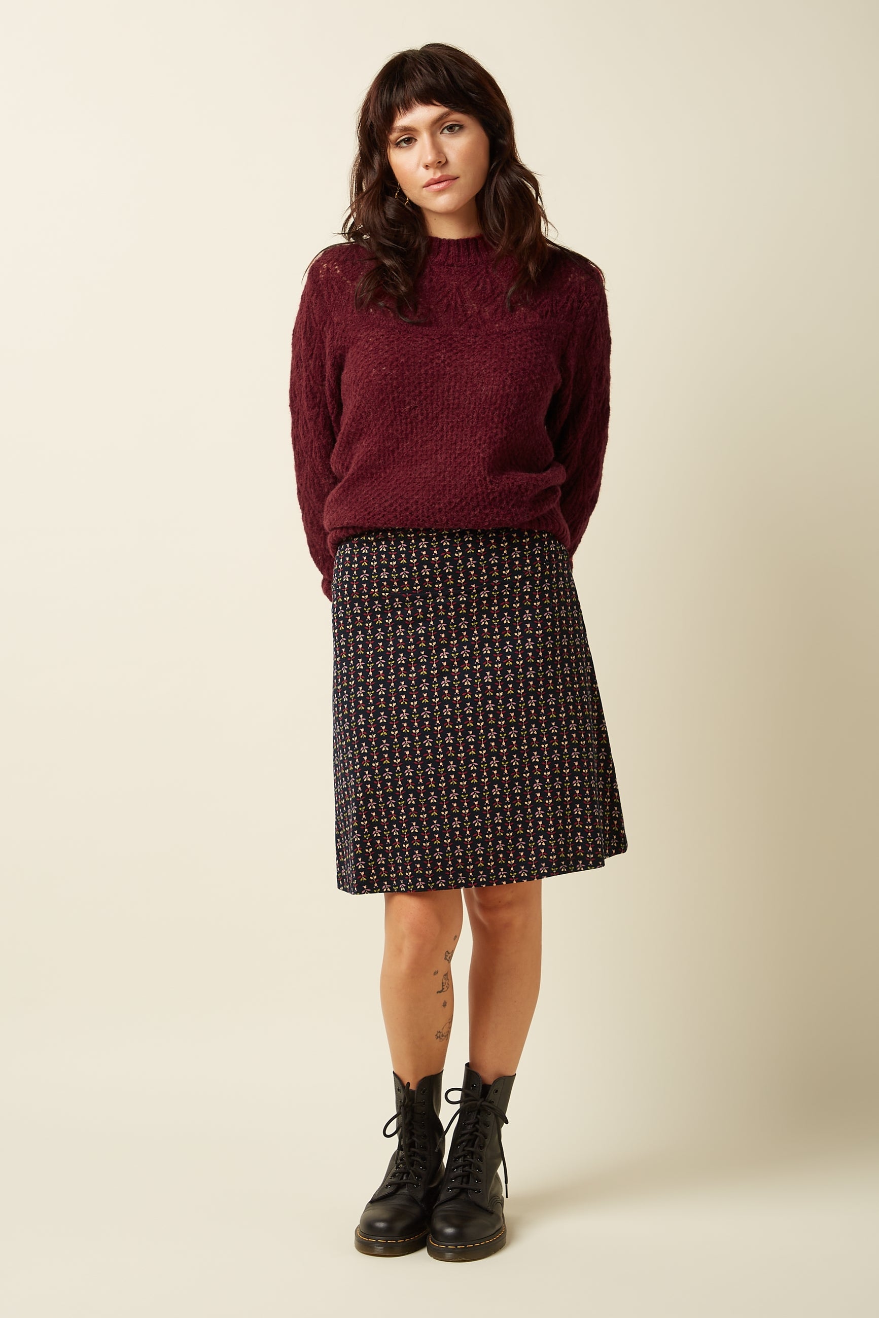 Border Skirt Jangle - Black