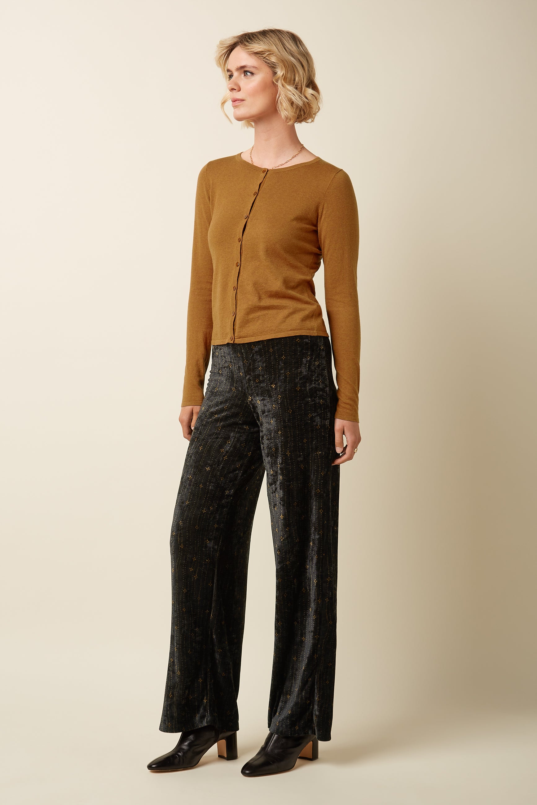 Sara Pants Nieve - Caviar