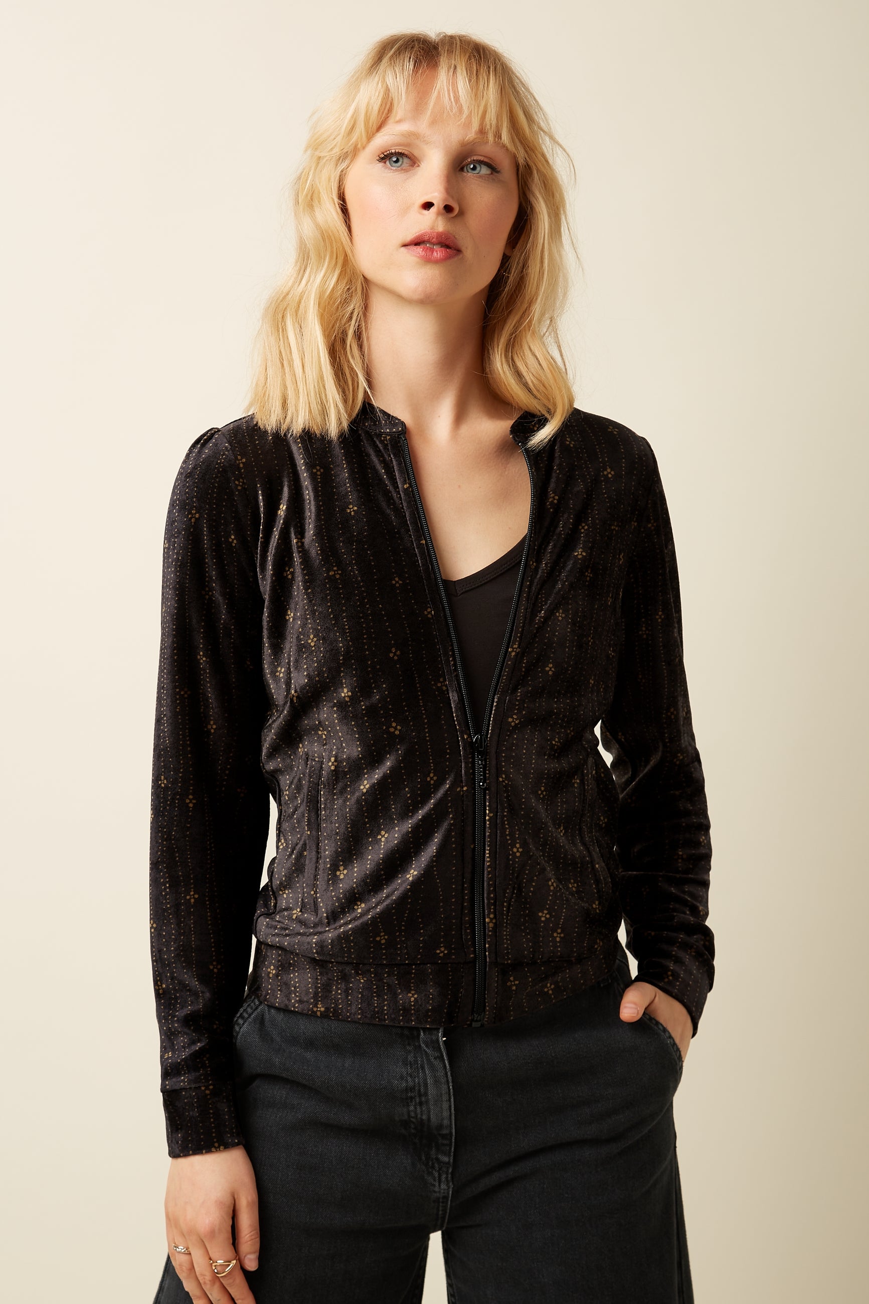 Iris Jacket Nieve - Caviar