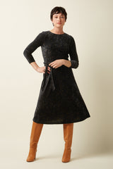 Joyce Dress Nieve - Caviar