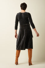 Joyce Dress Nieve - Caviar