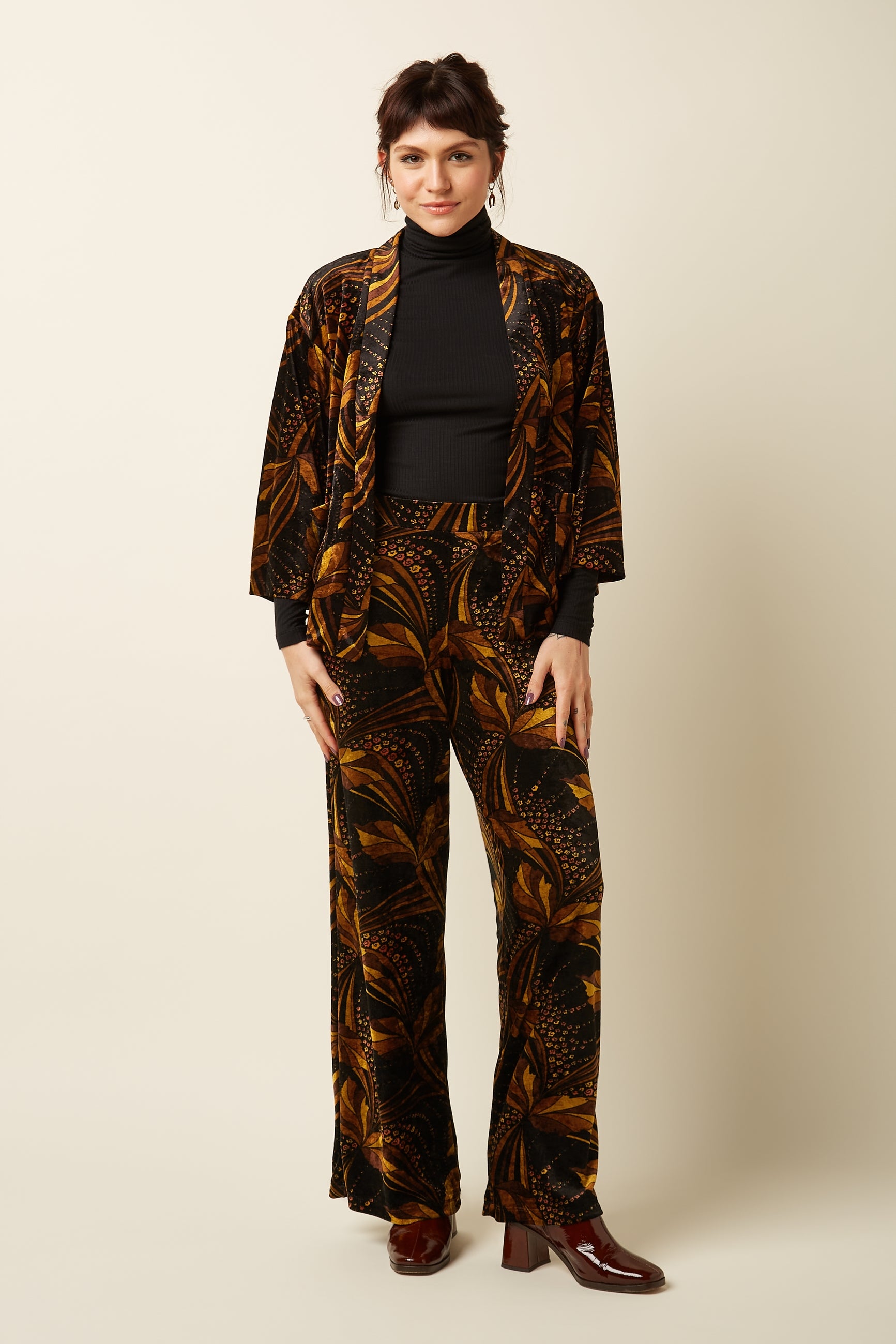 Noor Jacket Shimmy - Black