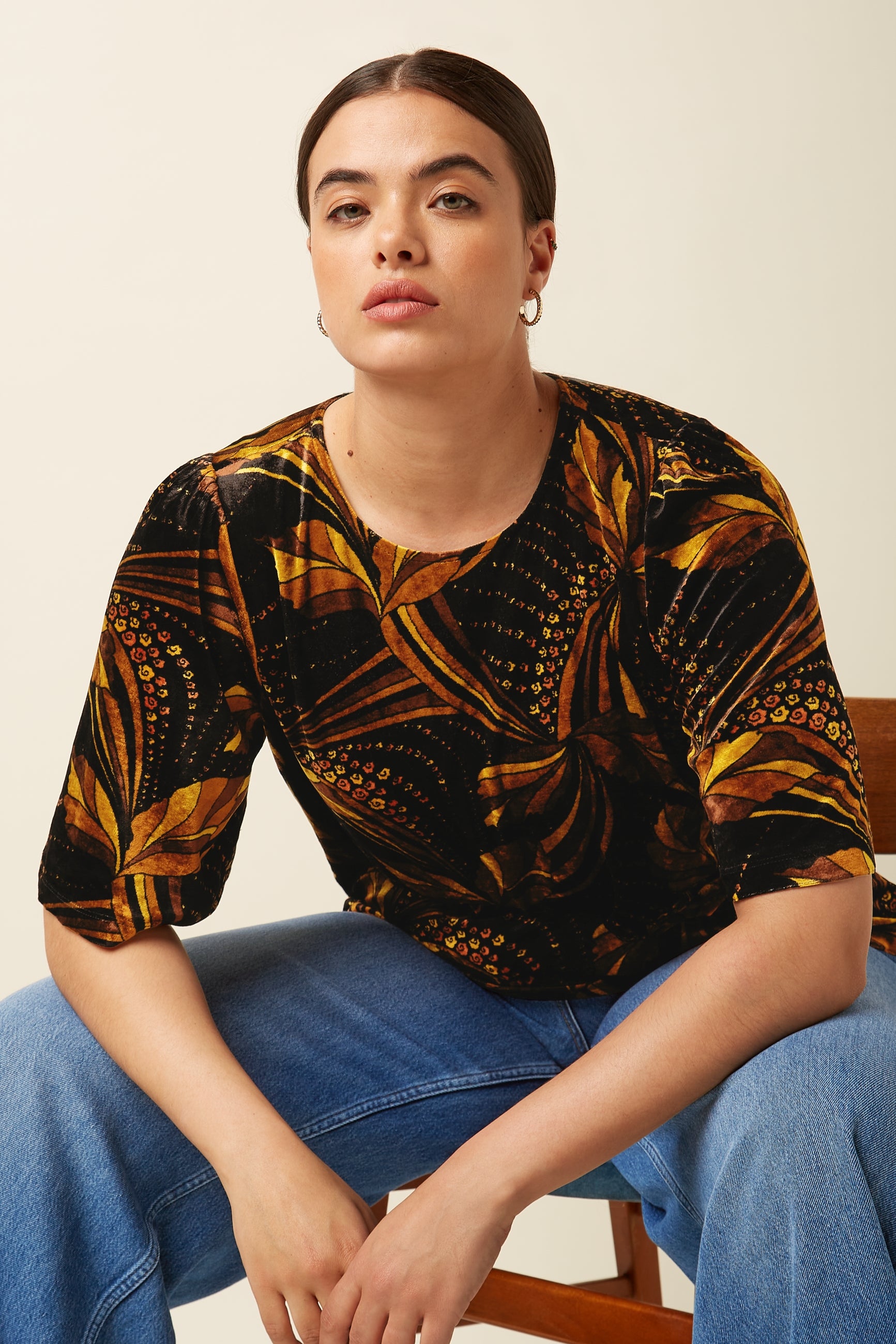 Lizzy Top Shimmy - Black