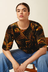 Lizzy Top Shimmy - Black