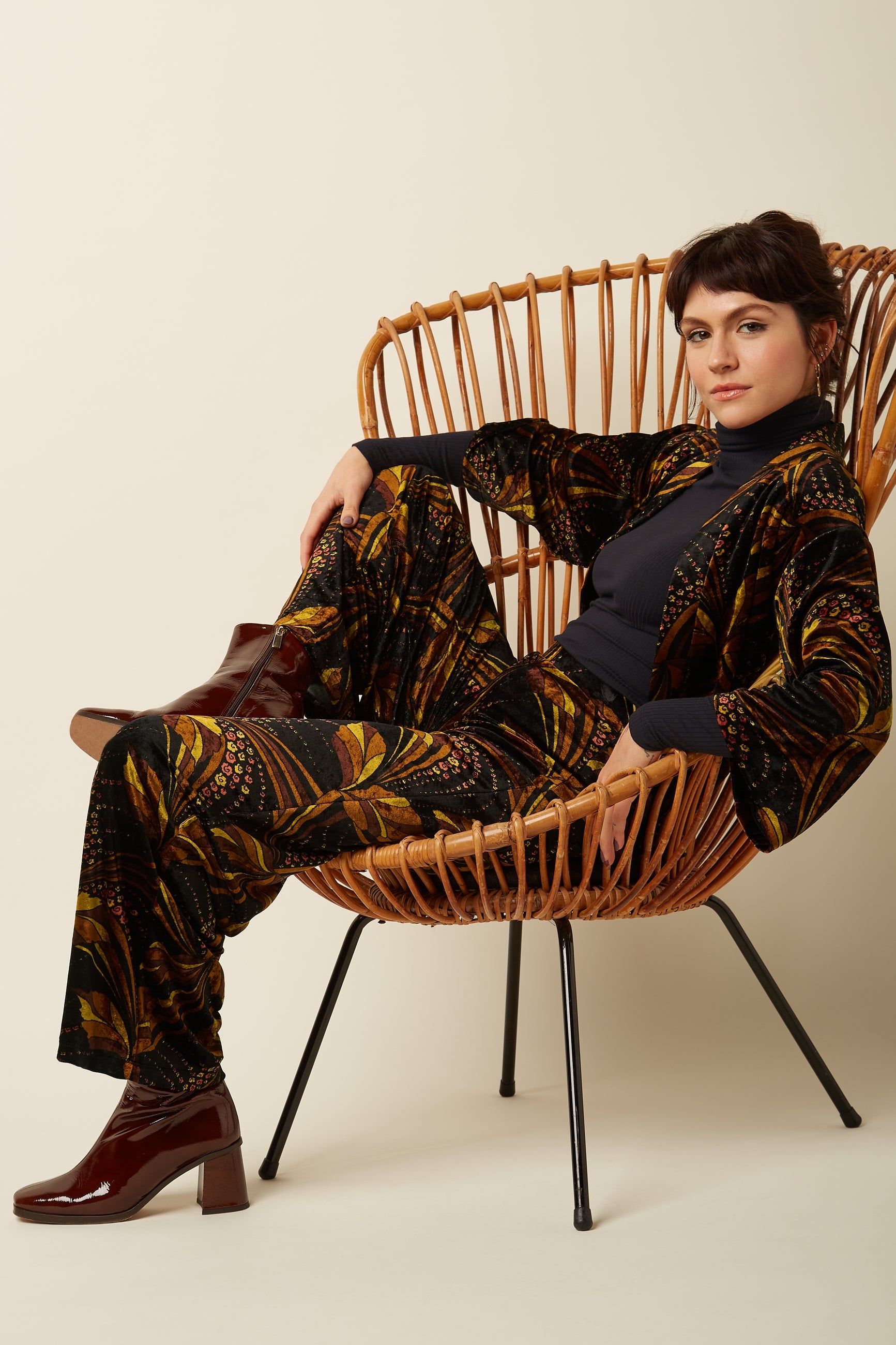 Sara Pants Shimmy - Black