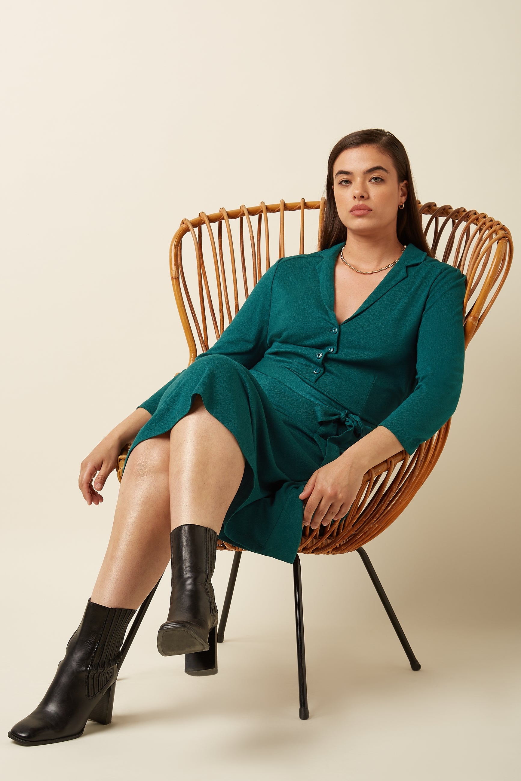 lola green dress Lola AND The Boys Jade Feather Party Dress 10