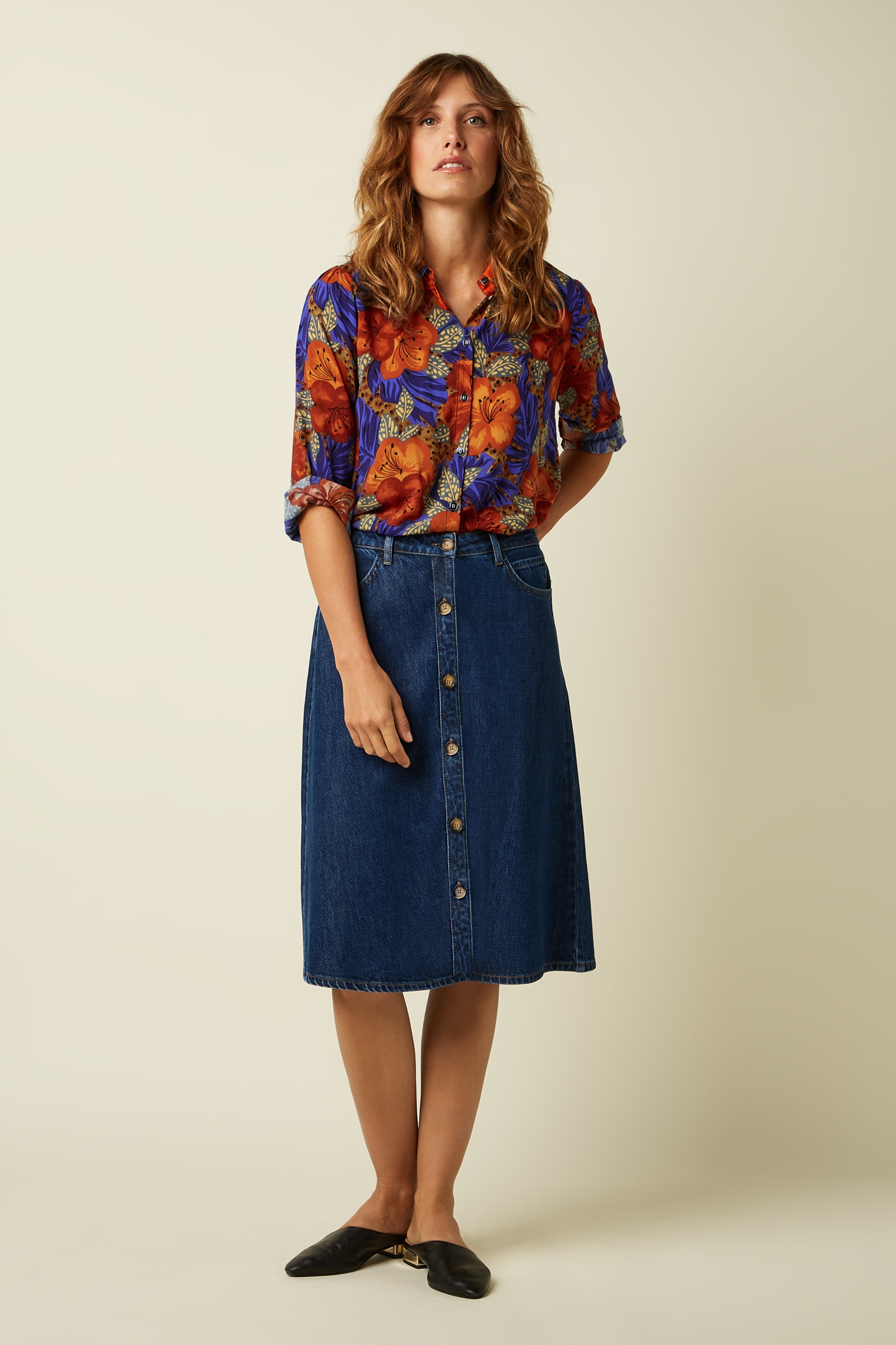 Karen Blouse Maui - Summer Fig
