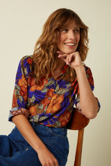 Karen Blouse Maui - Summer Fig