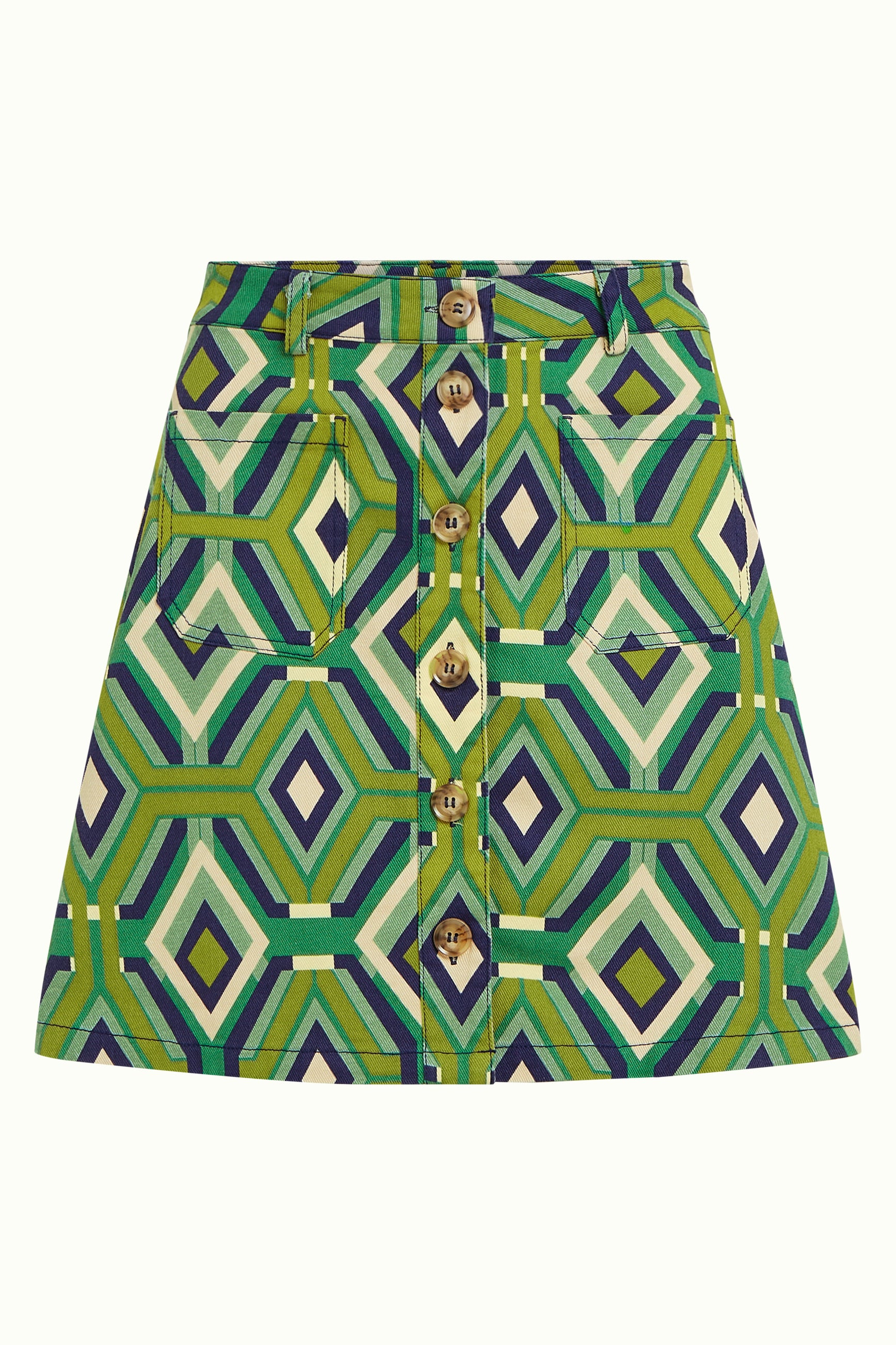 Garbo Mini Skirt Cadiz - Beacon Blue