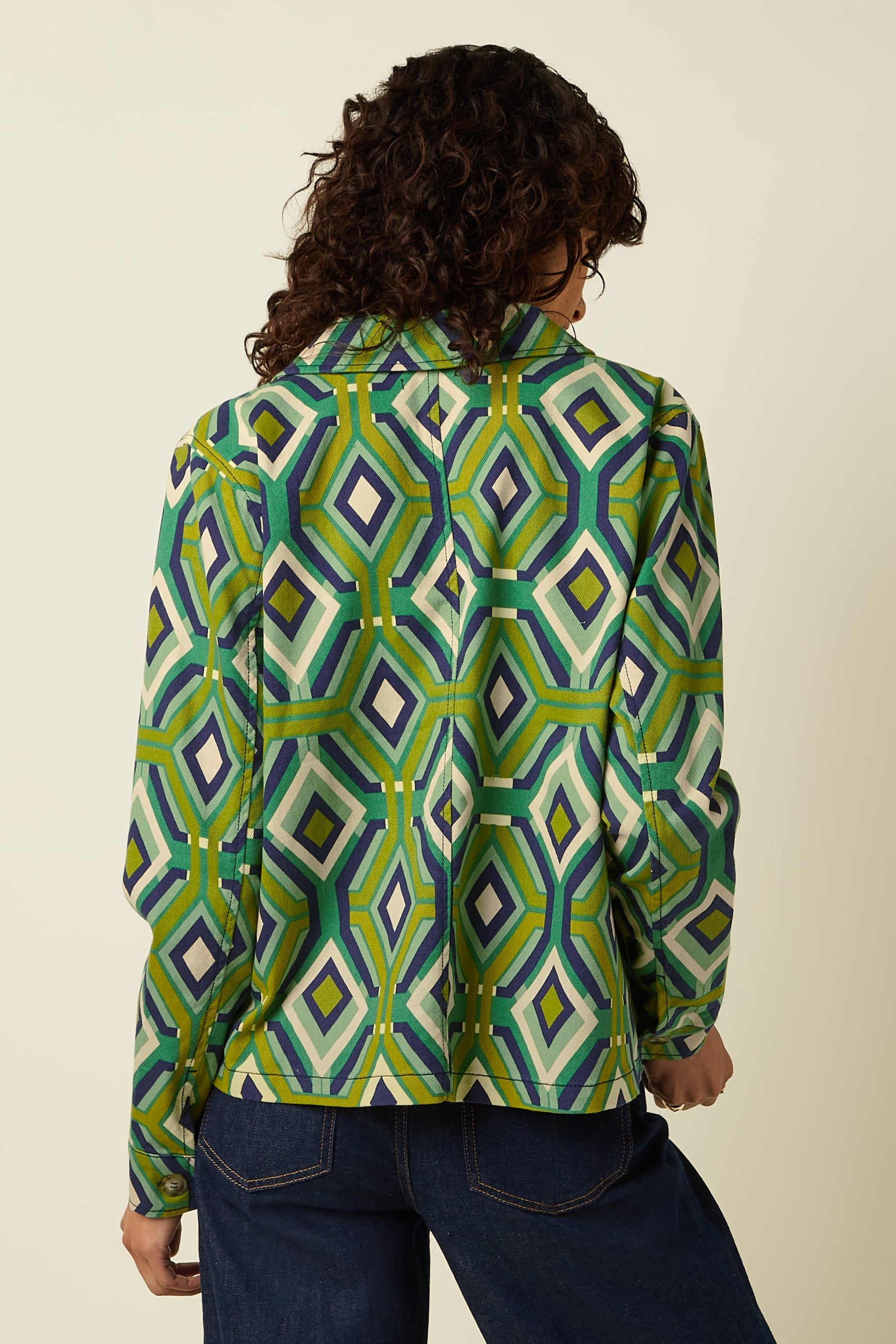 Ellen Jacket Cadiz - Beacon Blue