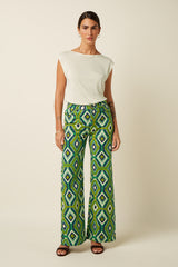 Paige Pants Cadiz - Beacon Blue