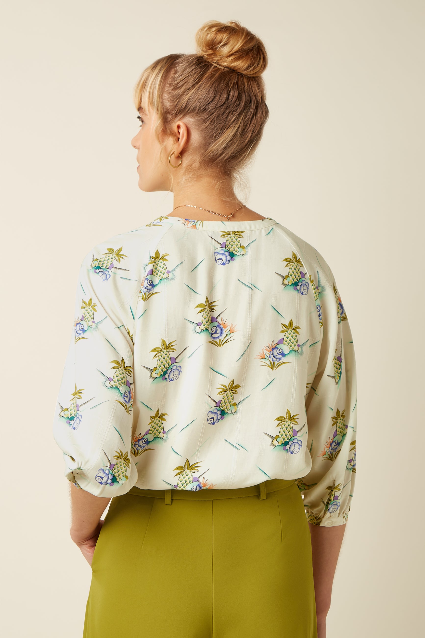 Cybil Blouse Colada - Ice Cream