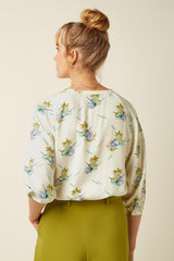 Cybil Blouse Colada - Ice Cream