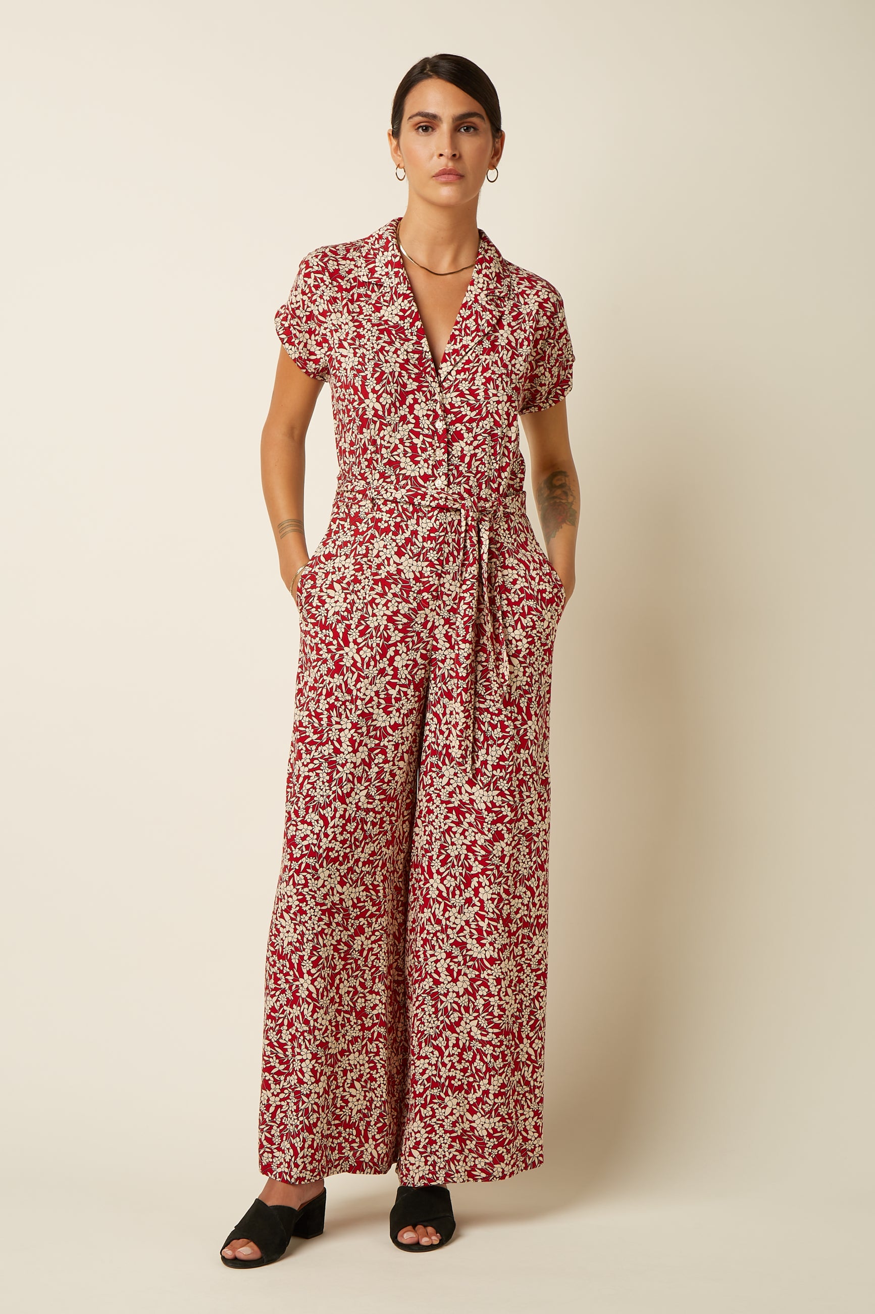 Daisy Jumpsuit Paradis - Chili Red
