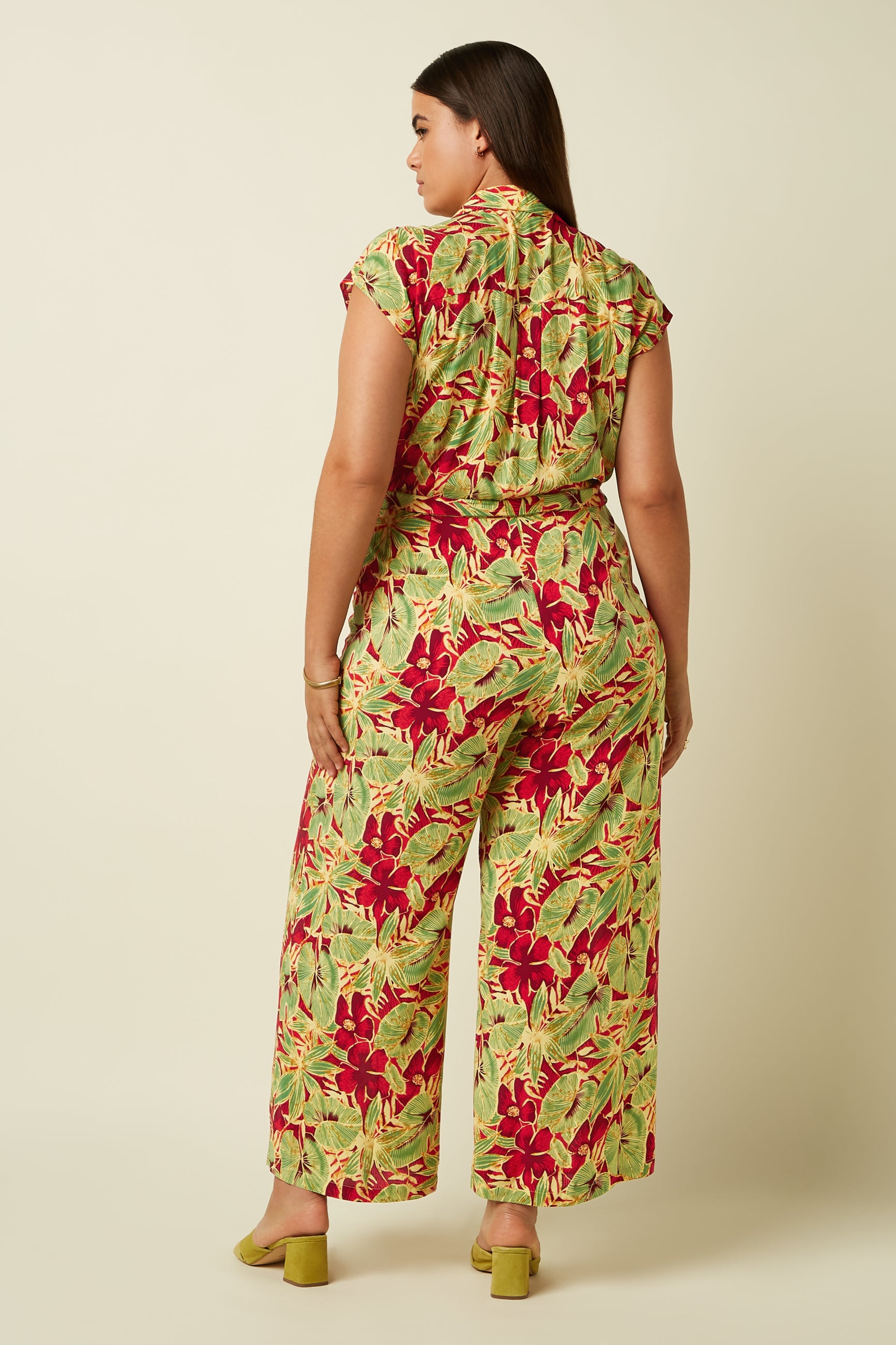 Amy Jumpsuit Rico - Fire Red