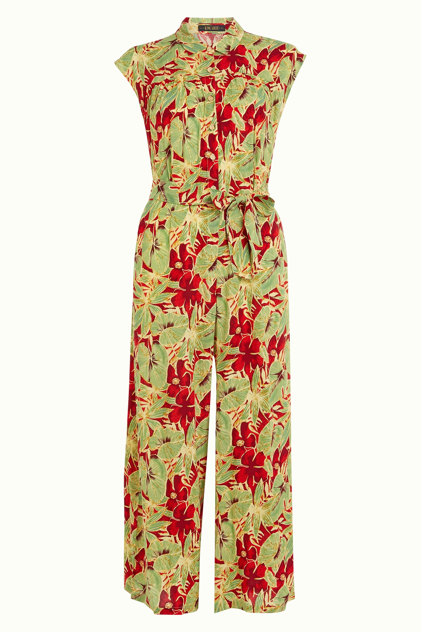 Amy Jumpsuit Rico - Fire Red