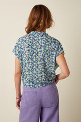 Keeva Blouse Azores - Beacon Blue