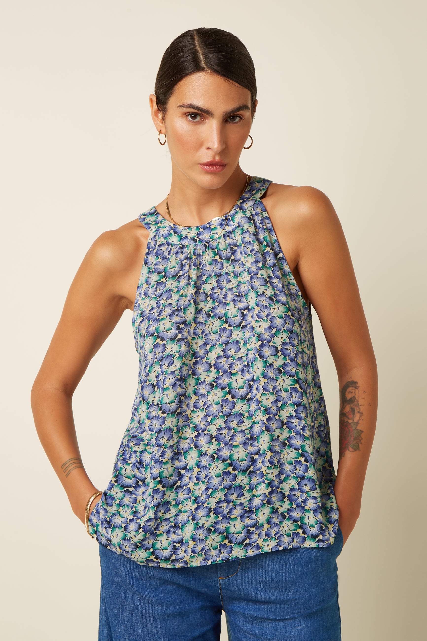 Virna Top Azores - Beacon Blue