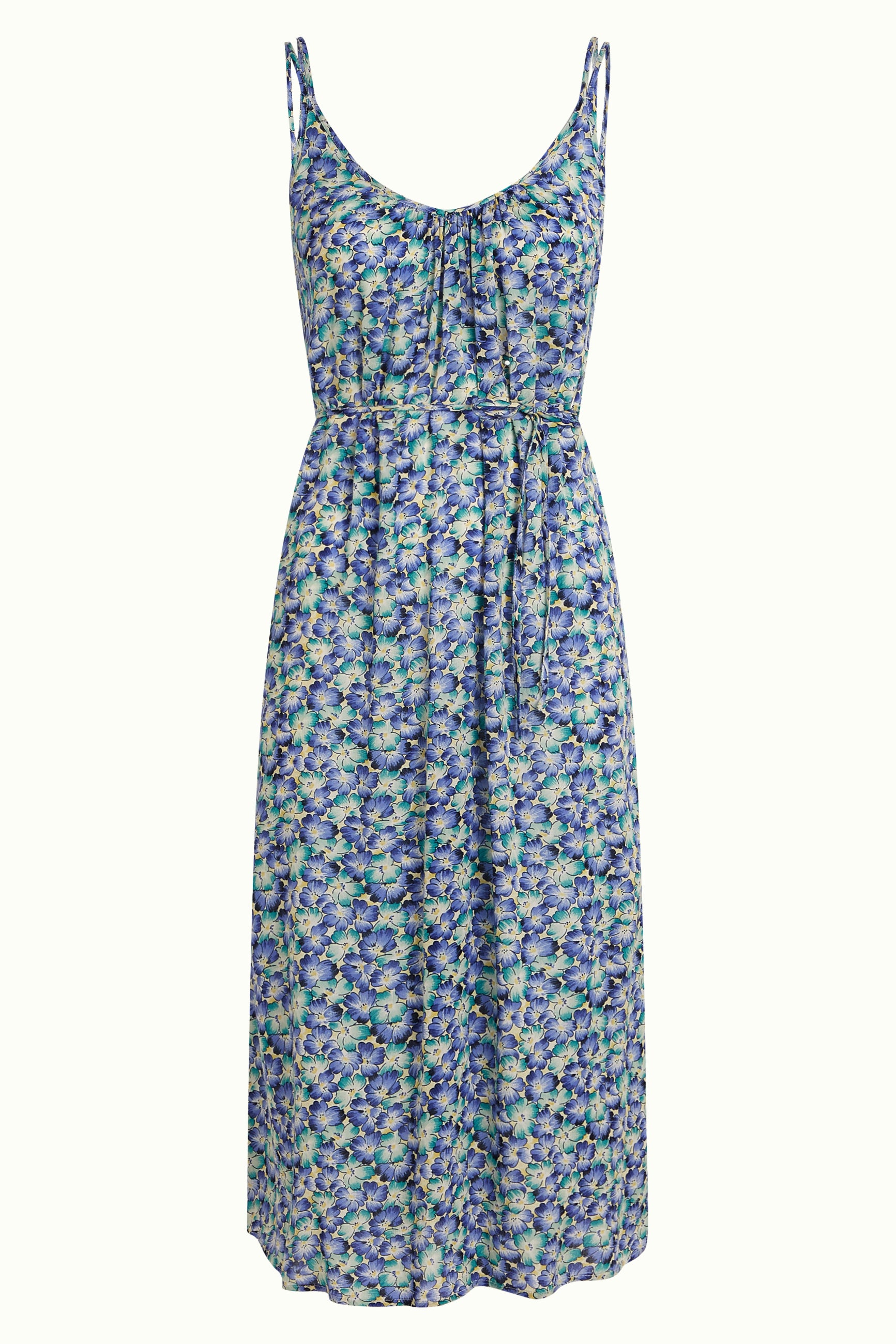 Lara Midi Dress Azores - Beacon Blue