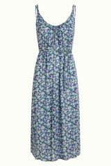 Lara Midi Dress Azores - Beacon Blue