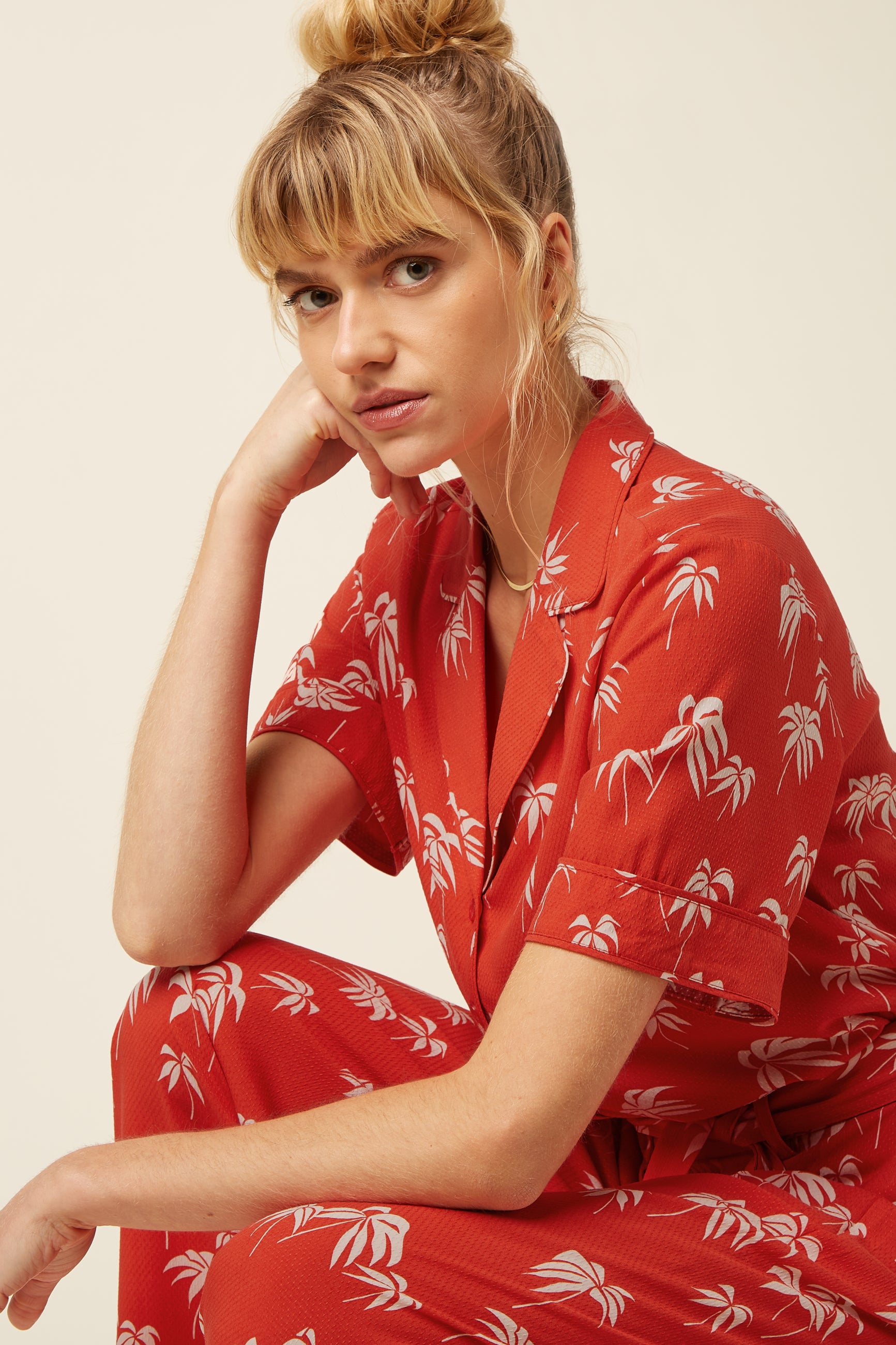 Elsie Blouse The Haze - Summer Fig