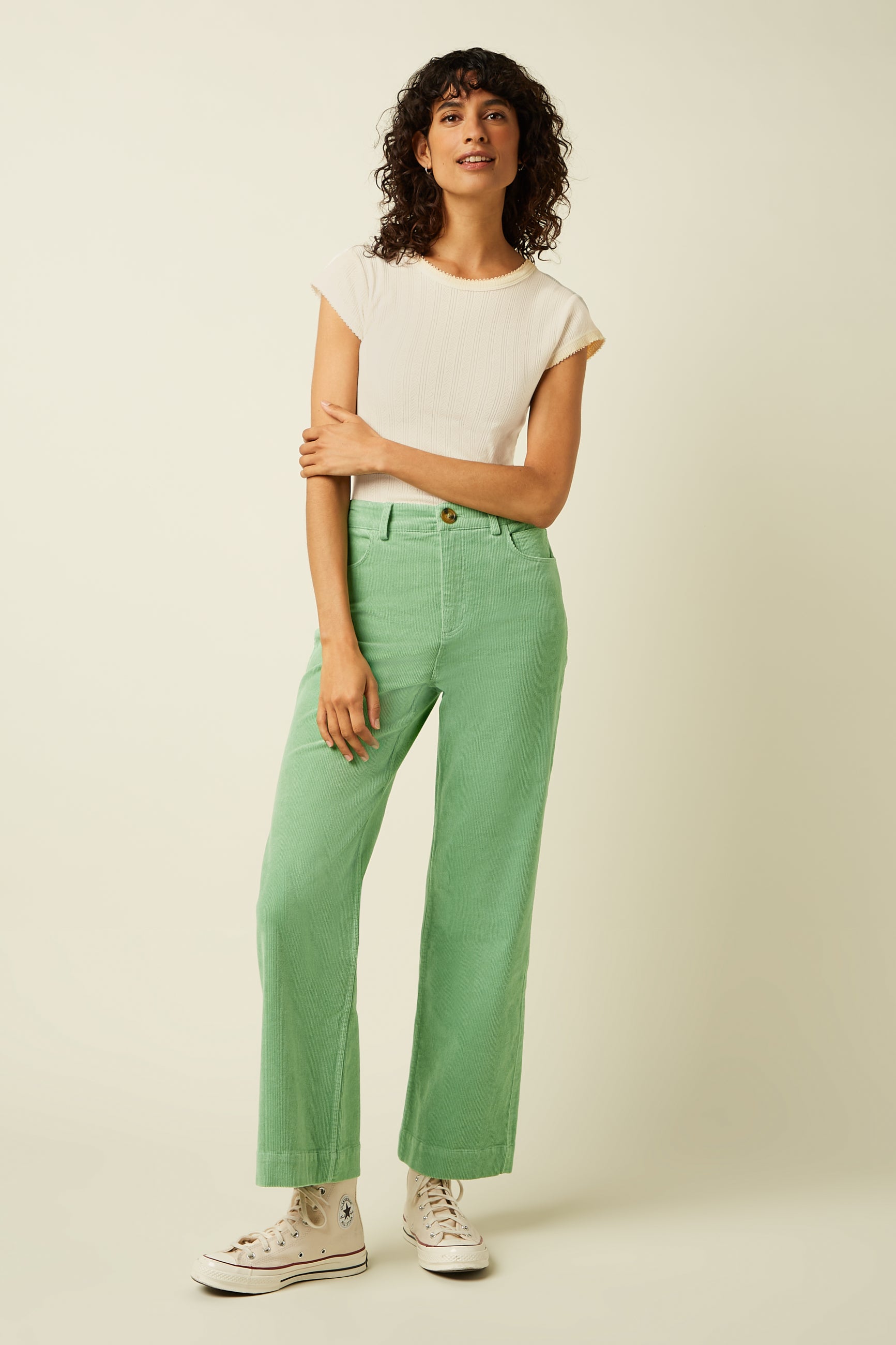 Bob Pants Corduroy - Sprucestone Mint