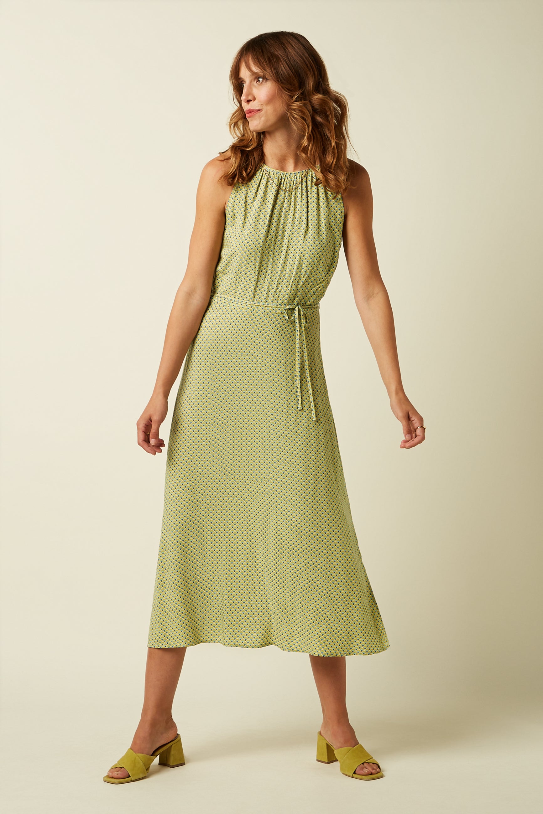 Hazel Dress Dover - Spring Yellow