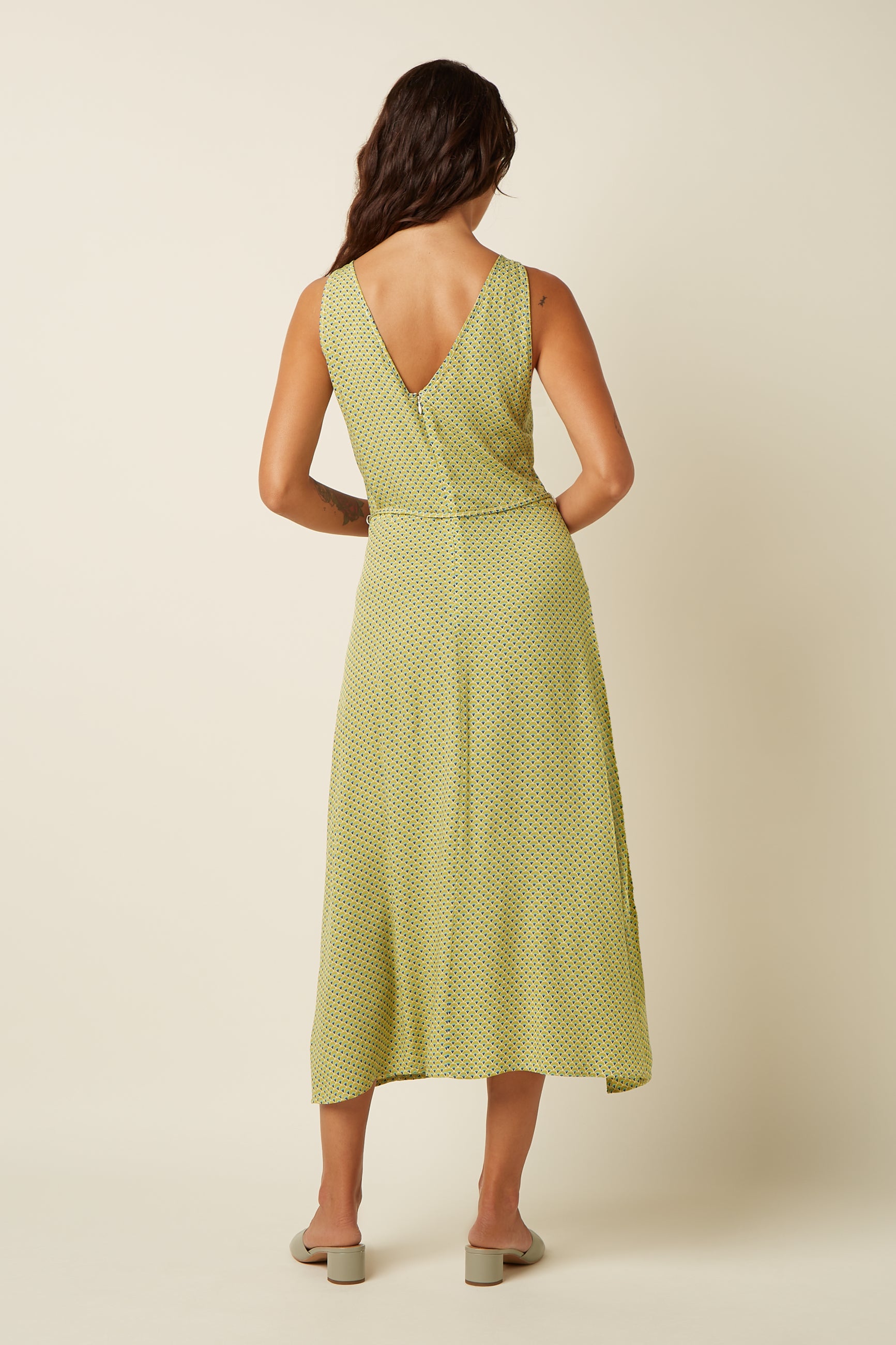 Hazel Dress Dover - Spring Yellow