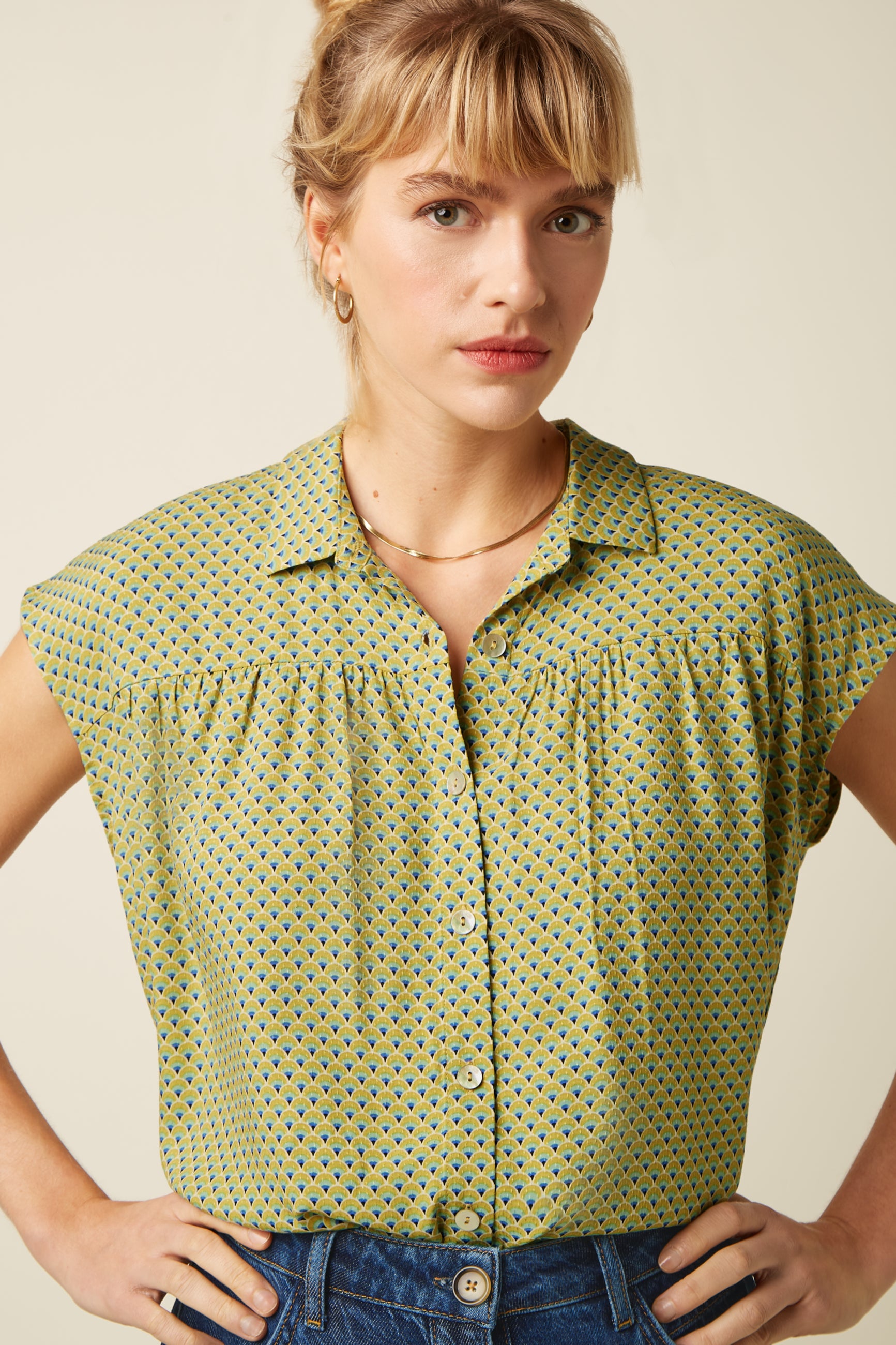 Amy Blouse Dover - Spring Yellow