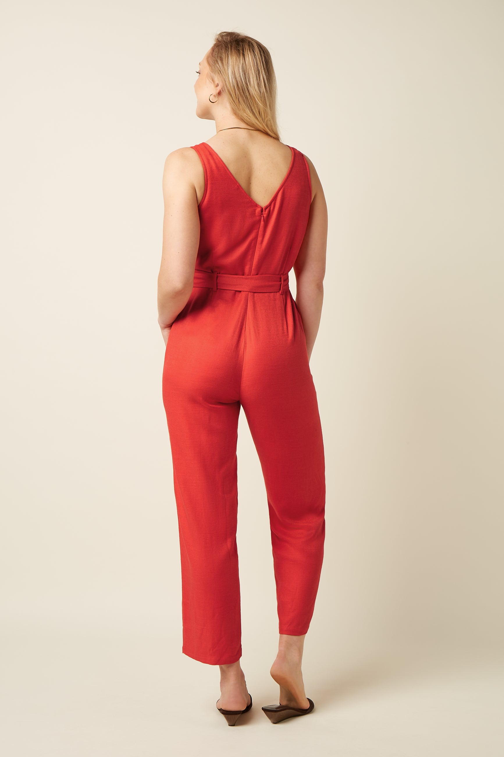 Fiona Jumpsuit Cameron - Red