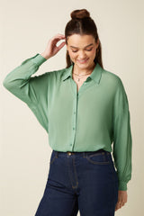 Fee Blouse Capo - Minty Meadow