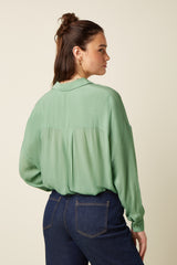 Fee Blouse Capo - Minty Meadow