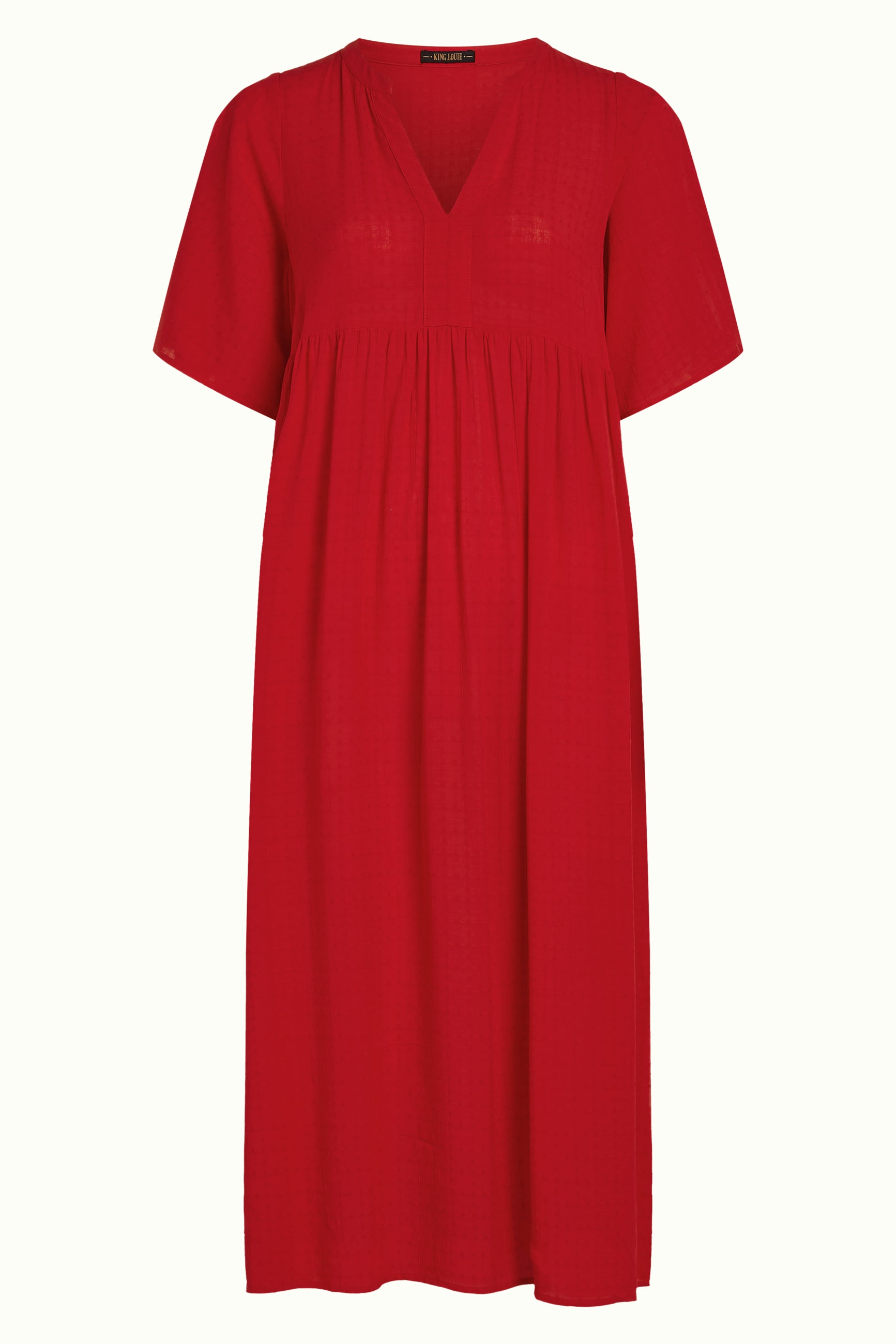 Ivana Dress Tortoise - Chili Red